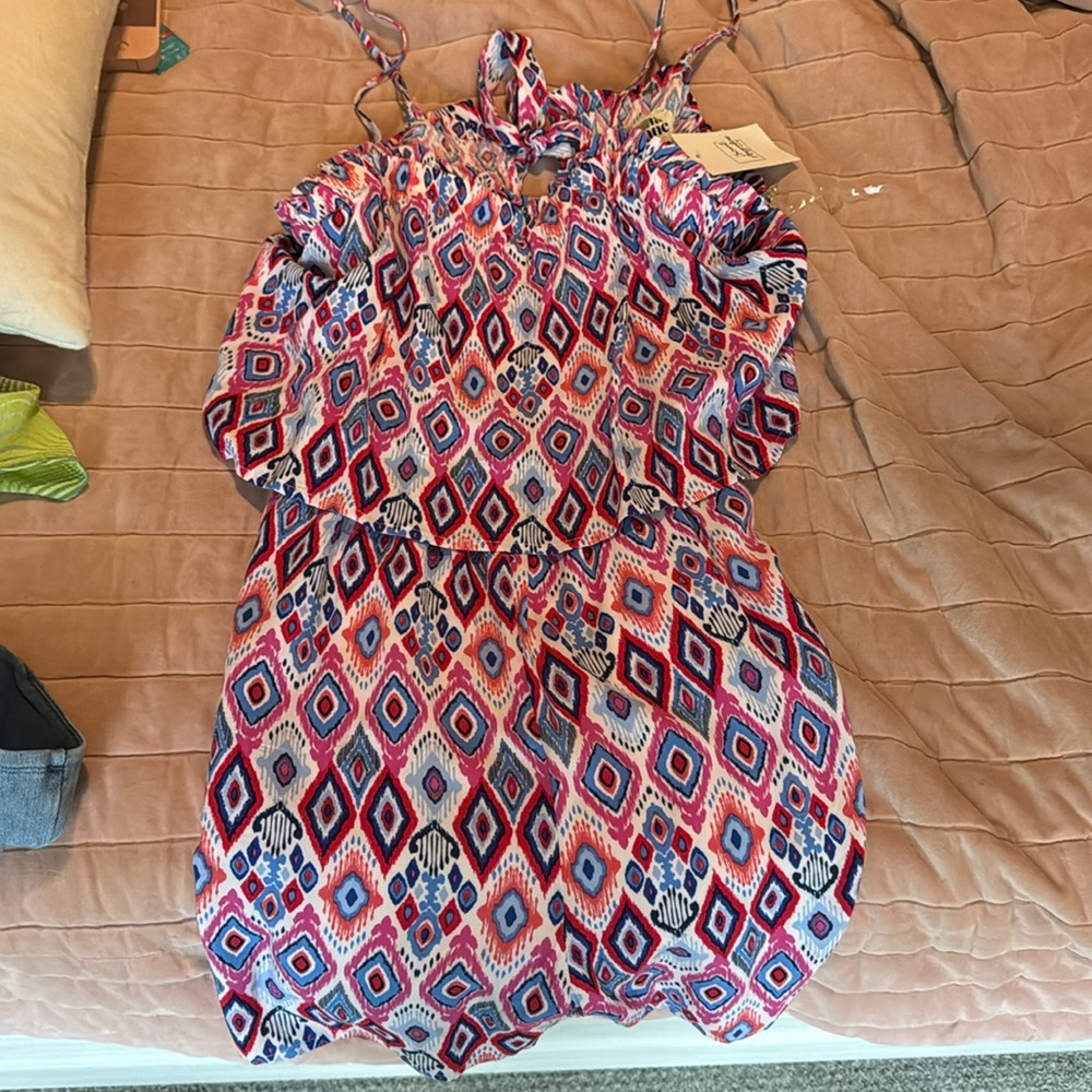 Savanna Jane Sweet Magnolia Boutique Aztec Romper